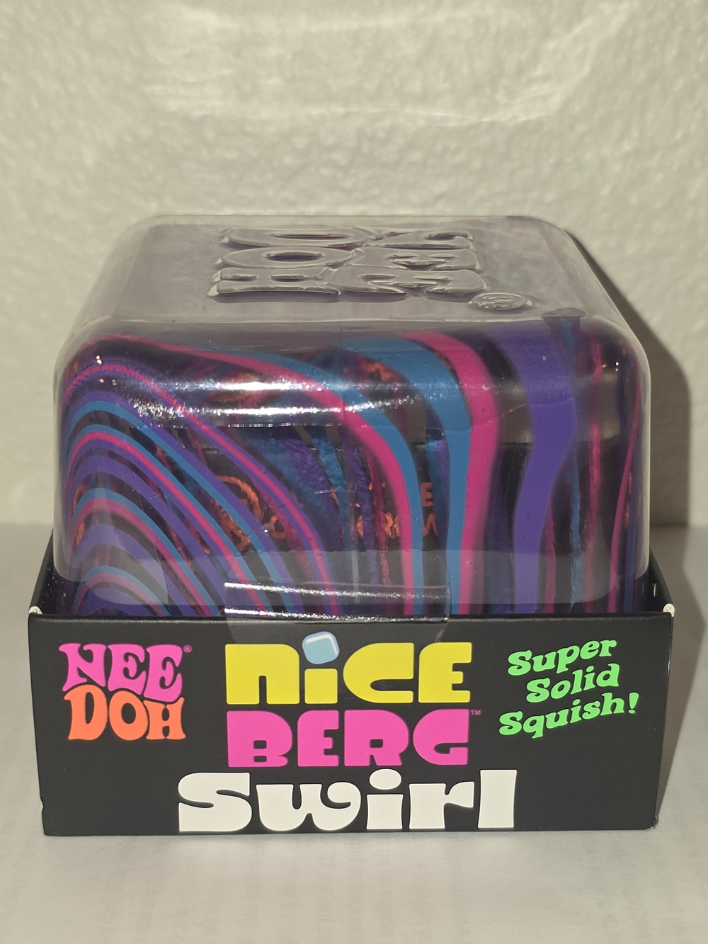 Schylling NeeDoh Nice Berg XXL Swirl (Huge One!) Purple/Blue/Pink